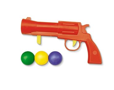 Пистолетик пластмассовый с шариками 01334