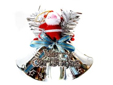 Елочная игрушка 1374 Дед Мороз на 2-х колоколах