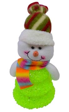 Сувенир Снеговик-елочка светящийся А10
