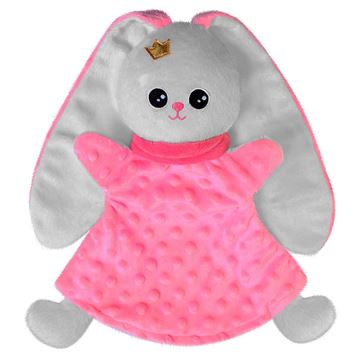 Игрушка Кукла на руку Зайка (розовый) 456