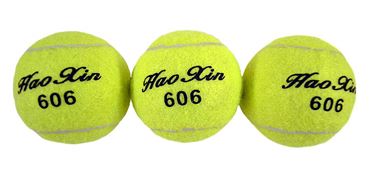 Мяч для большого тенниса 606 (3шт.в уп.) (240шт в кор)