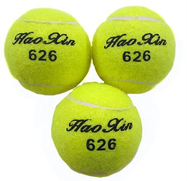 Мяч для большого тенниса 626 (3шт.в уп.) (240шт в кор)