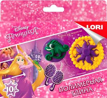 Полимерная глина.Disney.Украшения Рапунцель Пгд002