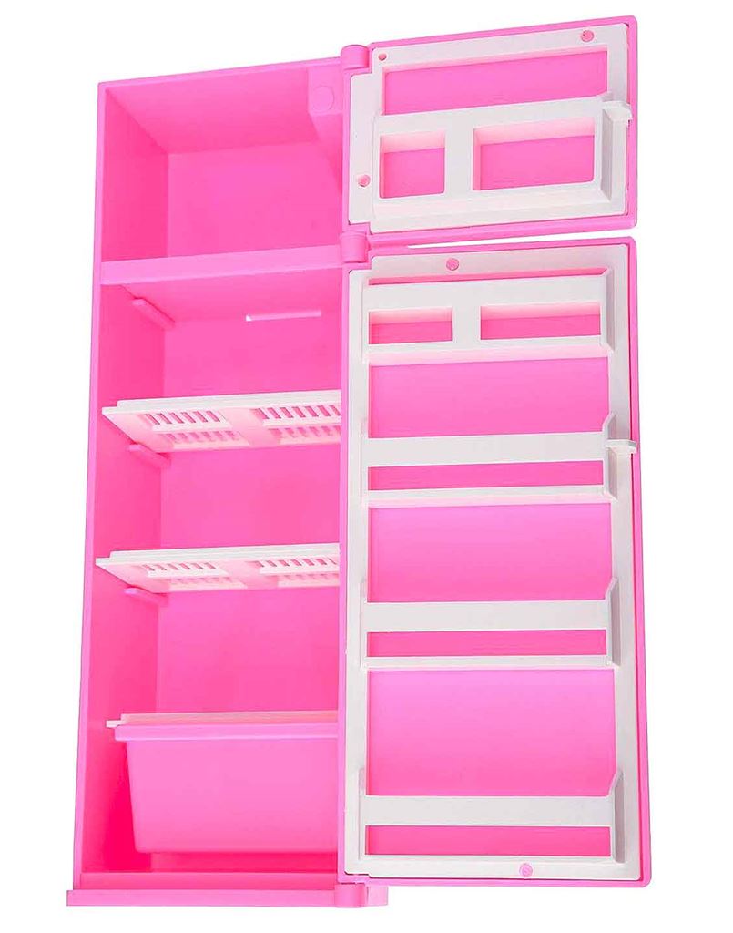 Огонек холодильник розовый с-1385