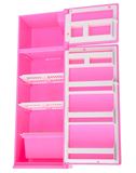 Холодильник розовый С-1385