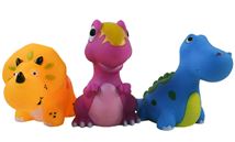 Набор резиновых игрушек 358 динозавры 3шт.  …