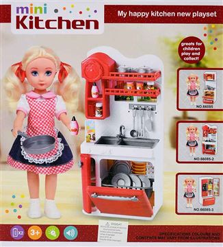 Кукла 66085-2 с кухней (24)