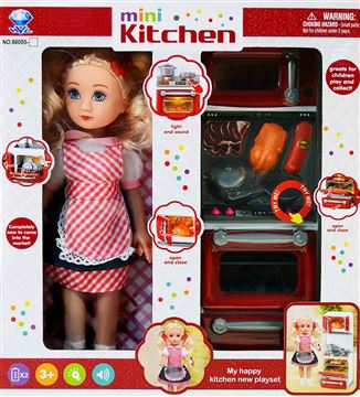 Кукла 66085 с кухней (24)