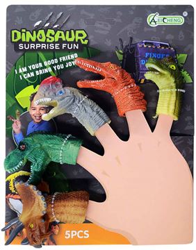 Динозавры на палец 1063A 5шт. (12шт.в уп.) (144)