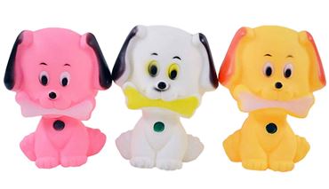 Набор резиновых игрушек 124-76 собаки 3шт. (48)