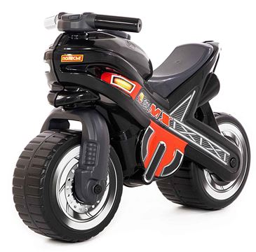 Каталка-мотоцикл MX (чёрная) 80615 (1шт.в кор.)