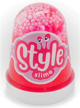 STYLE SLIME с шариками Розовый с ароматом клубники 130мл. Сл022