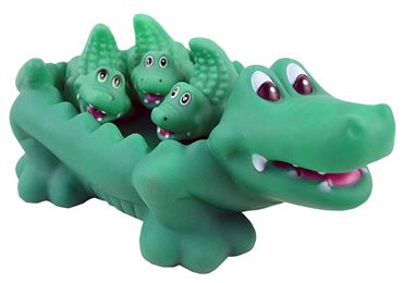 Набор резиновых игрушек 333 крокодилы 4шт. (144)