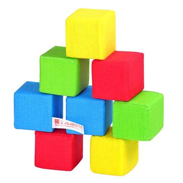 Игрушка Кубики 4 цвета 332