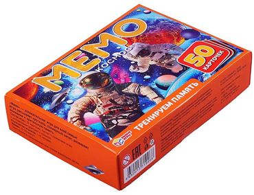 Игра карточная MEMO Космос (50карт.) (71996-8)