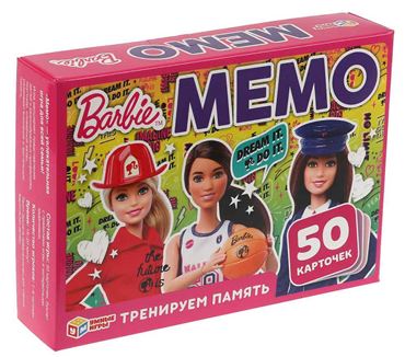 Игра карточная MEMO Барби (92502-2)