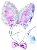 Набор карнавальный (Уши зайца, хвост, бабоч …