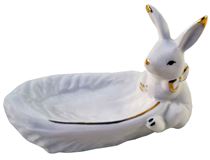 Сувенир подставка с зайцем (керамика) 22-2- …
