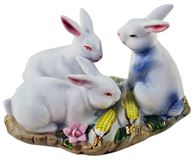 Сувенир Три зайца (керамика) 22-2-807 (60)