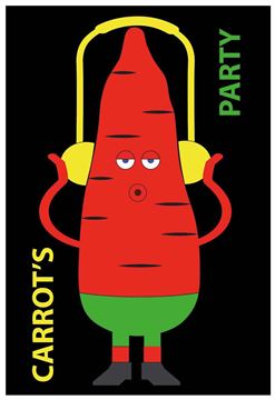 Блокнот 56л Carrots party 84274
