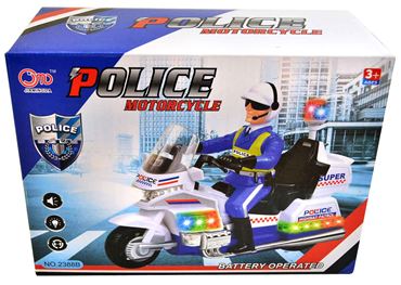 Полицейский на мотоцикле на бат.2388B (72)