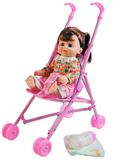 Кукла 6004W простая с коляской и аксесс (72 …