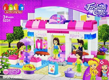 Конструктор блочный 5231 JDLT FASHION GIRL (12)