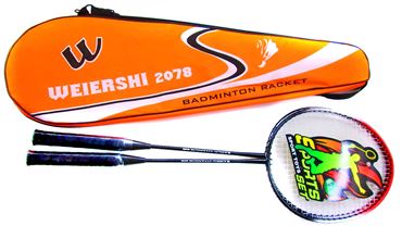 Ракетки для бадминтона 2078 (50шт в кор.)