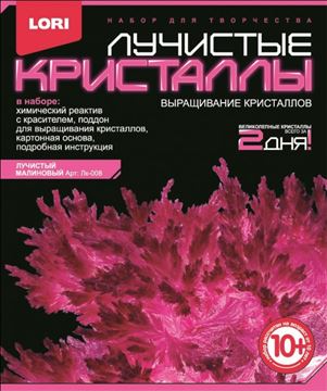 Лучистые кристаллы Малиновый кристалл Лк008