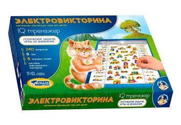 Игра Электровикторина IQ тренажер 03669