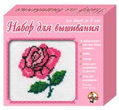 Вышивка.Роза (с пяльцами) 00317