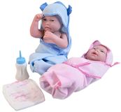 Кукла QH15-10 BB в полотенце 2цвета (48)