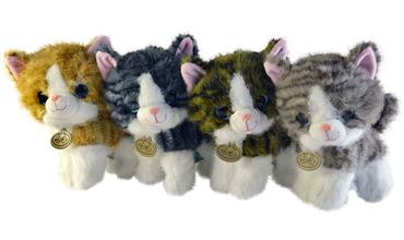 МИ Кошка с медальоном стоит 4цвета 25см. 24-2-271 (100)