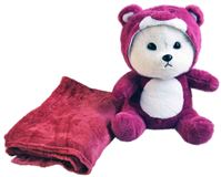 МИ Медвежонок в капюшоне 45см. с одеялом 1, …