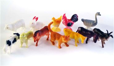Набор животных MC713-11 домашние 12шт. (360)