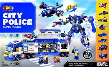 Конструктор блочный 9522 JDLT CITY POLICE (12)