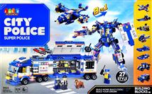 Конструктор блочный 9522 JDLT CITY POLICE ( &hellip;