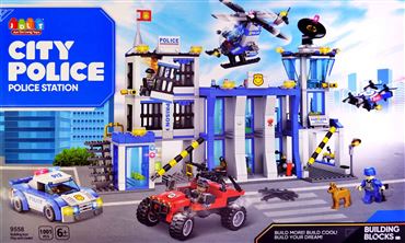 Конструктор блочный 9558 JDLT CITY POLICE (12)