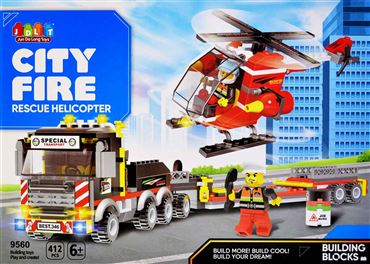 Конструктор блочный 9560 JDLT CITY FIRE (18)