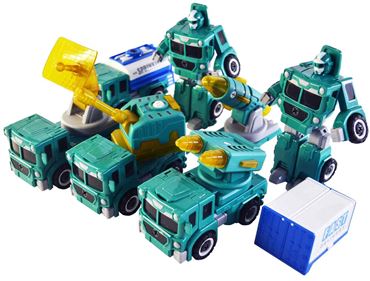 Машина-трансформер D622-H582D 6видов (12шт.в уп.) (144)