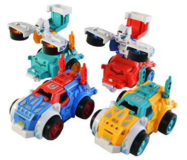 Машина-трансформер HY-166 4цвета (12шт.в уп.) (288)