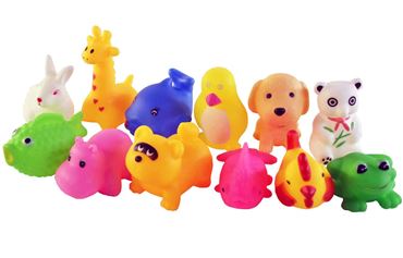 Набор резиновых игрушек HY1868-11 12шт. (240)