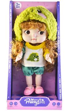 Кукла 1004-X13 PRETTY в одежде животного шарнир муз (48)