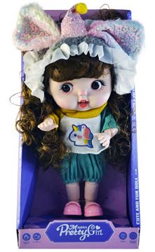 Кукла 1004-X14 PRETTY в одежде животного шарнир муз (48)