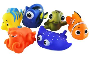Набор резиновых игрушек YRB01-6 морские 6шт. (144)