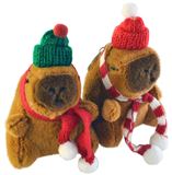 МИ Капибара в шапке и шарфе (брелок) 10см.  …