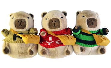 МИ Капибара с сумочкой в кофте 23см. 25-1-367 (120)