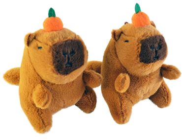 МИ Капибара с фруктом на бат. (подвеска) (крутит хвостом) 25-1-345 (240)