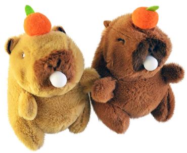 МИ Капибара с шариком в носу (подвеска) 2цвета 12см. 25-1-347 (360)