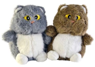 МИ Кот бол глаза 2цвета 21см. 25-1-532 (80)